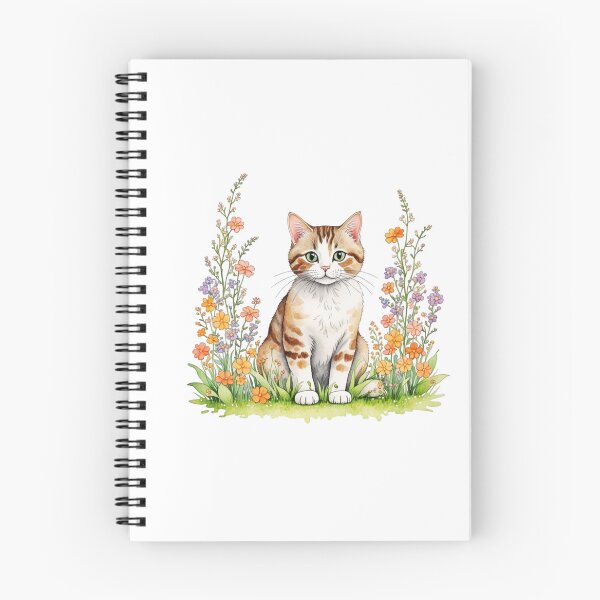Item preview, Manx Cat And Flowers designed and sold by TheAnimalZ00.