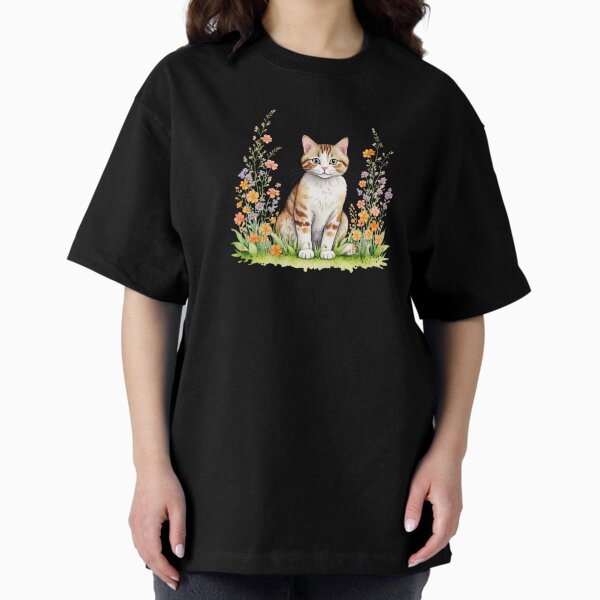 Item preview, Manx Cat And Flowers designed and sold by TheAnimalZ00.