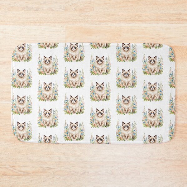 Item preview, Ragdoll Cat And Flowers designed and sold by TheAnimalZ00.