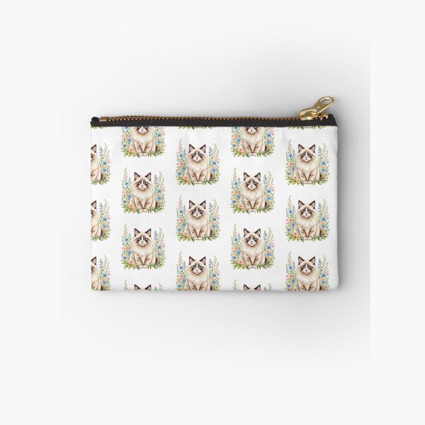 Item preview, Ragdoll Cat And Flowers designed and sold by TheAnimalZ00.