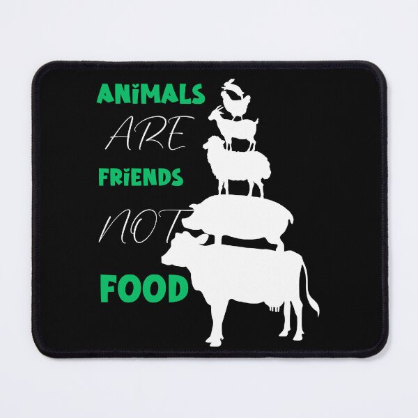 Item preview, go vegan,animals are friends not food designed and sold by uniqueyou12.