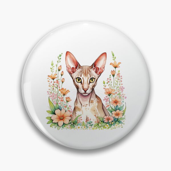 Item preview, Oriental Shorthair Cat And Flowers designed and sold by TheAnimalZ00.