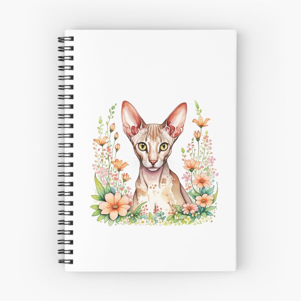 Item preview, Oriental Shorthair Cat And Flowers designed and sold by TheAnimalZ00.
