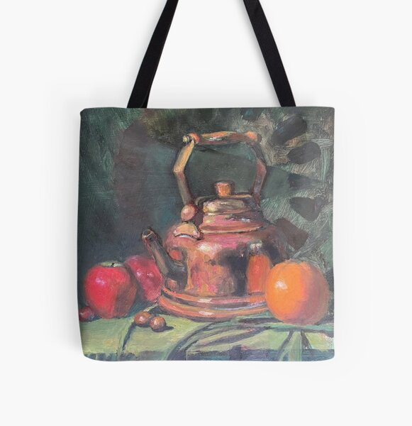 Item preview, Tea Kettle and Fruits designed and sold by alejandrodj.