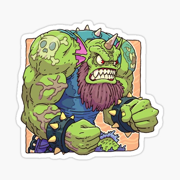 Muscle Monster Sticker