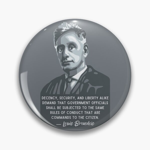 Item preview, Louis D. Brandeis Portrait and Quote designed and sold by Unhinged Heather.