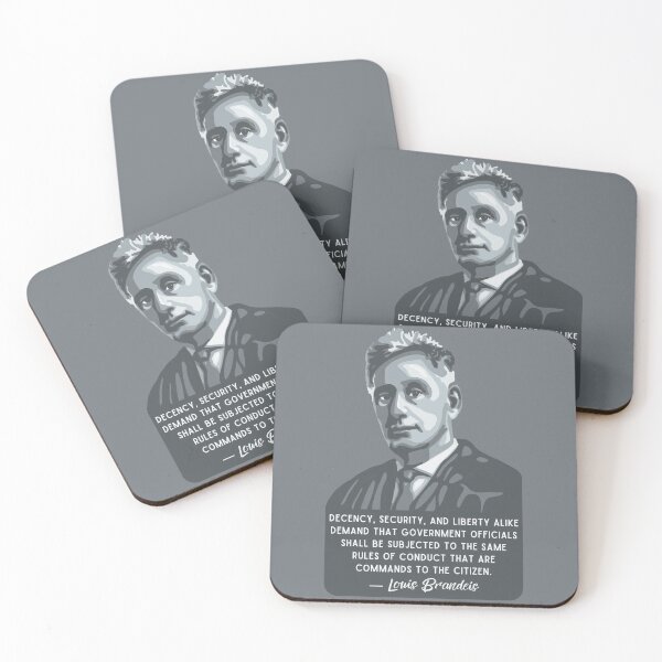 Item preview, Louis D. Brandeis Portrait and Quote designed and sold by Unhinged Heather.