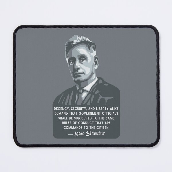 Item preview, Louis D. Brandeis Portrait and Quote designed and sold by Unhinged Heather.