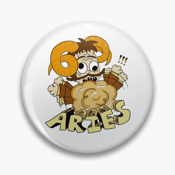 Item preview, Superjail! Zodiac: Aries - Sticker designed and sold by geljune.