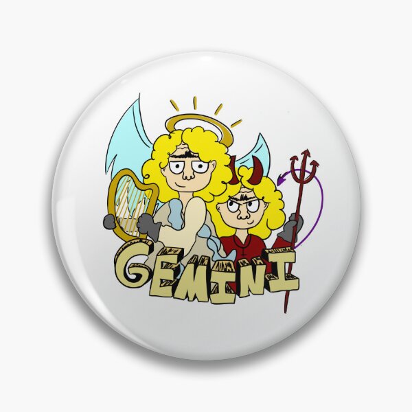 Item preview, Superjail! Zodiac: Gemini - Sticker designed and sold by geljune.