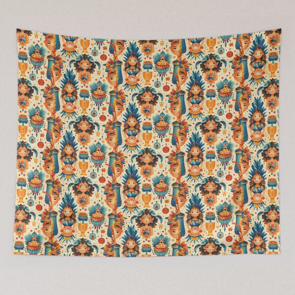 Item preview, Vibrant Cultural Celebration – Colorful Festive Pattern T-Shirt designed and sold by Mrrjgraphic.