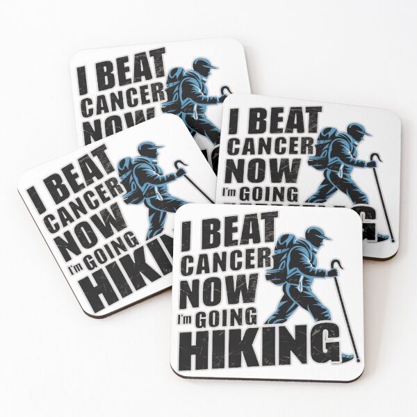 Item preview, I Beat Cancer Now I'm Going Hiking designed and sold by SewnMemories.