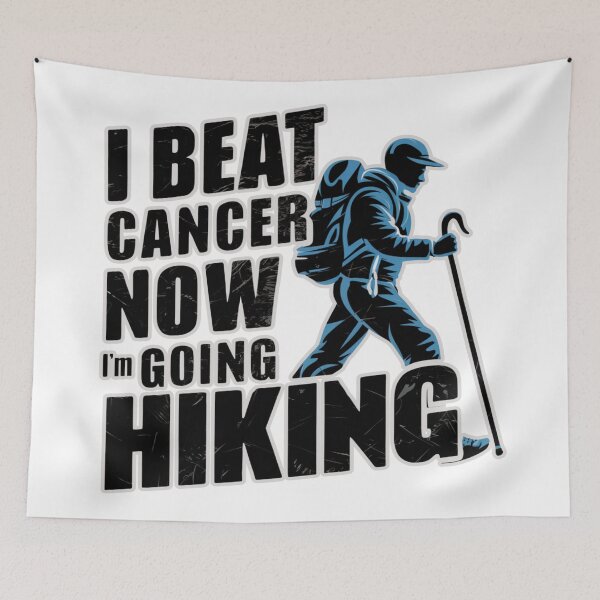 Item preview, I Beat Cancer Now I'm Going Hiking designed and sold by SewnMemories.