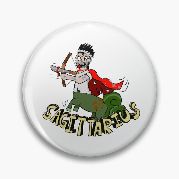 Item preview, Superjail! Zodiac: Sagittarius - Sticker designed and sold by geljune.