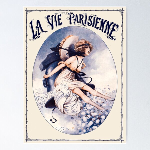 Item preview, La Vie Parisienne - Pour Les Pâques Victorieuses Les Retour des Cloche - Art Deco designed and sold by elektronen.