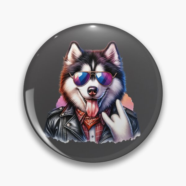 Item preview, Siberian Husky Rock Star designed and sold by 93-Store.