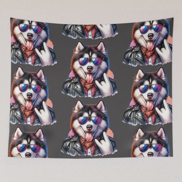Item preview, Siberian Husky Rock Star designed and sold by 93-Store.