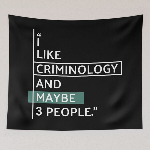 Item preview, I Like Criminology and Maybe 3 People designed and sold by MaryAller.