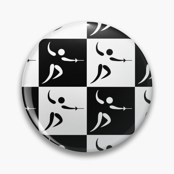 Item preview, Olympic Sports Series Classic Art Black & White Fencing designed and sold by Felipe G Studio.