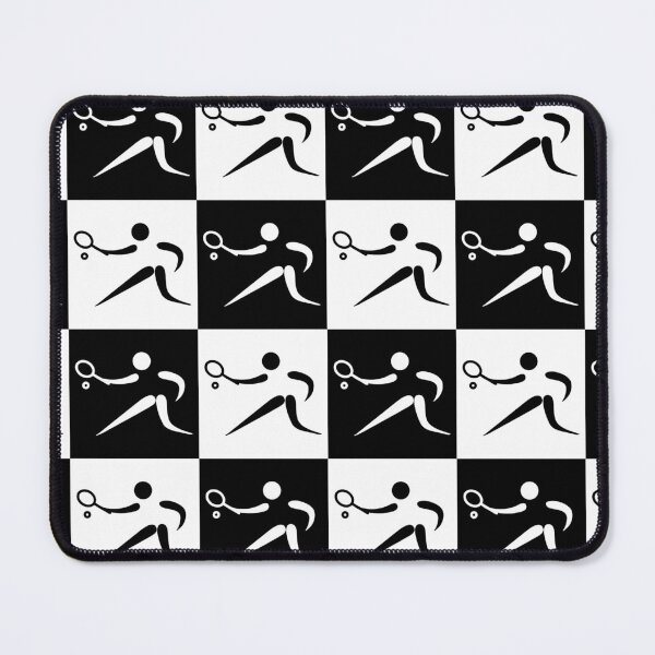 Item preview, Olympic Sports Series Classic Art Black & White Tennis designed and sold by Felipe G Studio.