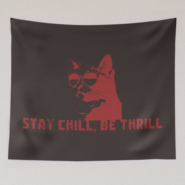 Item preview, Stay Chill, Be Thrill Tee #7 designed and sold by purrfect pattern.
