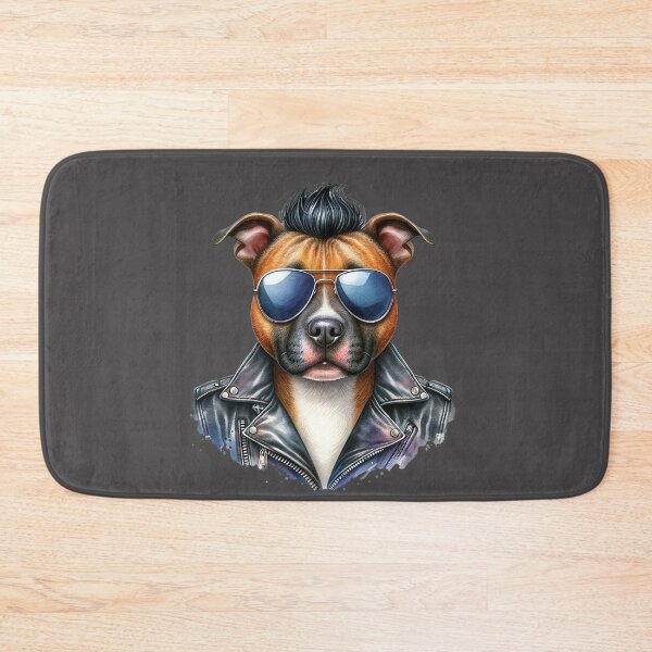 Item preview, Staffordshire Bull Terrier Rock Star designed and sold by 93-Store.