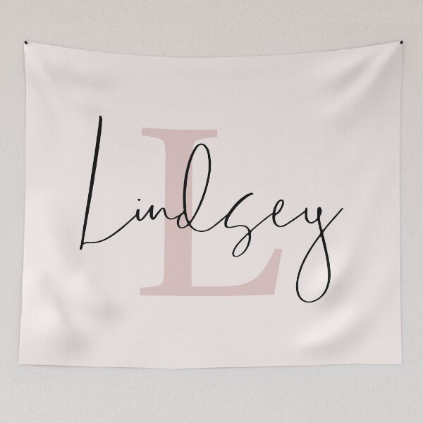 Item preview, Lindsey - Custom name on black cursive font designed and sold by To the Lua.