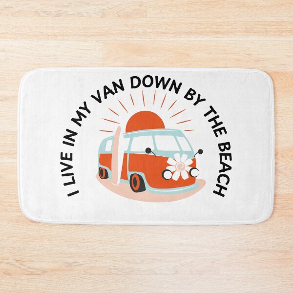 Item preview, I live in my van down by the beach designed and sold by sphericalearth.