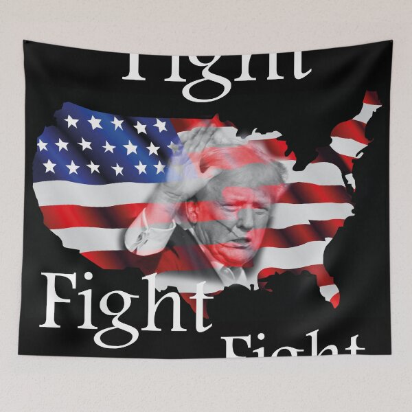 Item preview, Donald Trump Fight, Fight Fight designed and sold by Tees-Cees2die4.