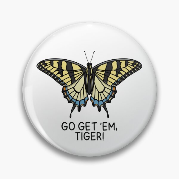 Item preview, GO GET ‘EM, TIGER! (Eastern Tiger Swallowtail) designed and sold by chicorycreative.