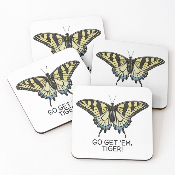 Item preview, GO GET ‘EM, TIGER! (Eastern Tiger Swallowtail) designed and sold by chicorycreative.