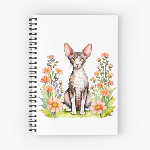 Artikelvorschau, Cornish Rex Katze und Blumen entworfen und verkauft von TheAnimalZ00.
