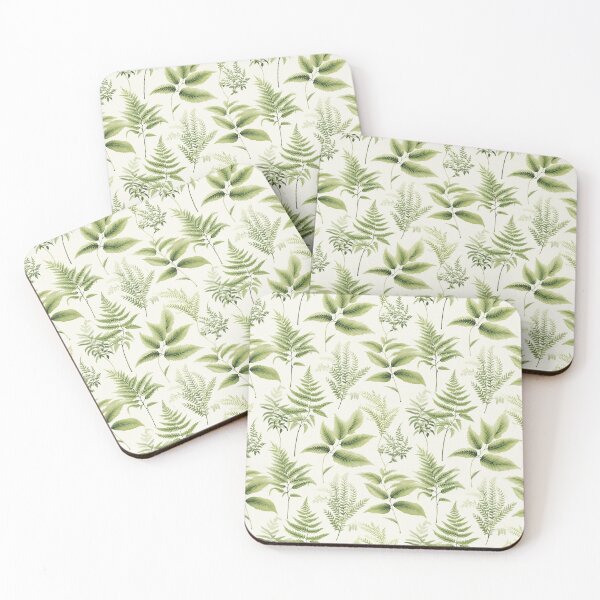 Item preview, Realistic Botanic Ferns and Leaves Patterns designed and sold by Mandie Kuo.