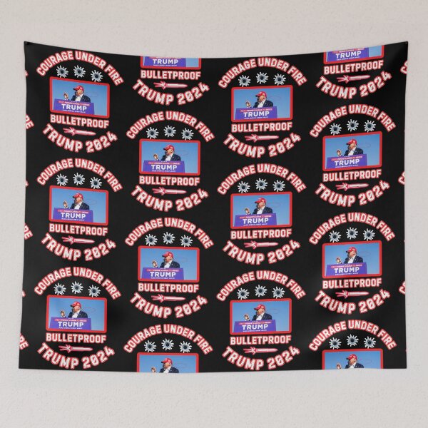 Item preview, Trump Courage Under Fire designed and sold by WoodburyLake.