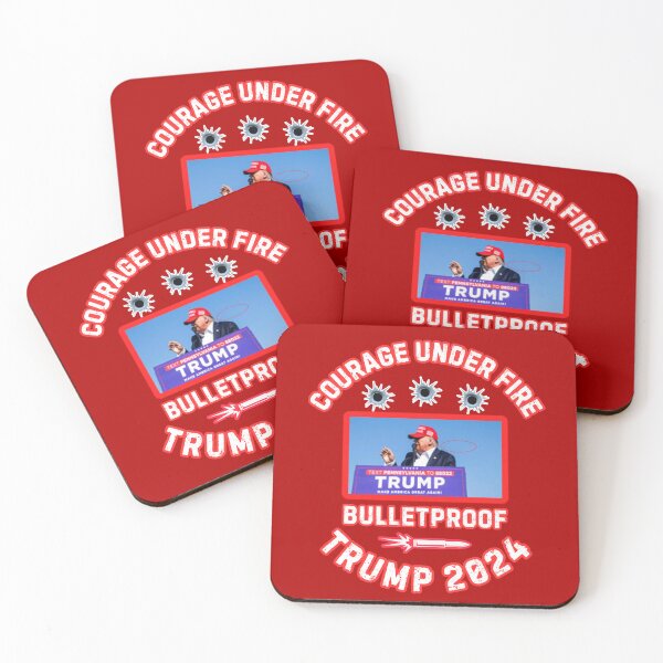 Item preview, Trump Courage Under Fire designed and sold by WoodburyLake.