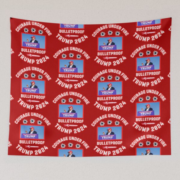 Item preview, Trump Courage Under Fire designed and sold by WoodburyLake.