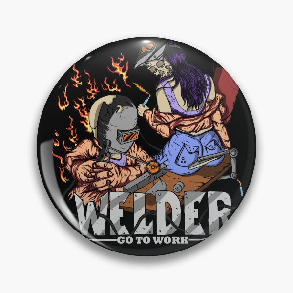 Item preview, welder skull go to work designed and sold by damnoverload.
