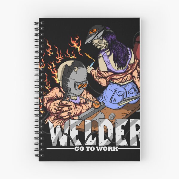 Item preview, welder skull go to work designed and sold by damnoverload.