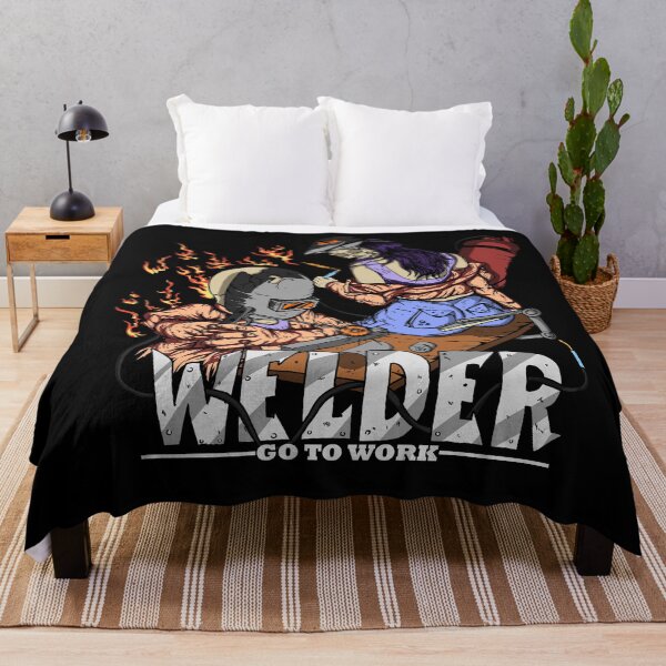 Item preview, welder skull go to work designed and sold by damnoverload.