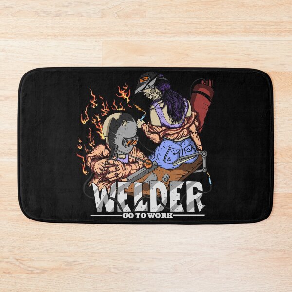 Item preview, welder skull go to work designed and sold by damnoverload.