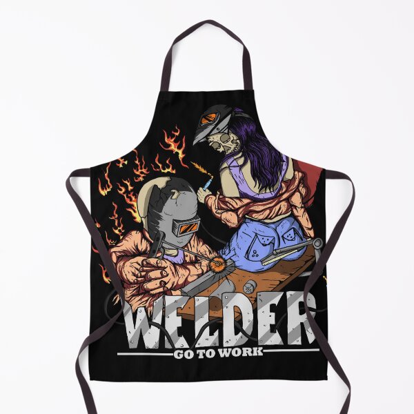 Item preview, welder skull go to work designed and sold by damnoverload.