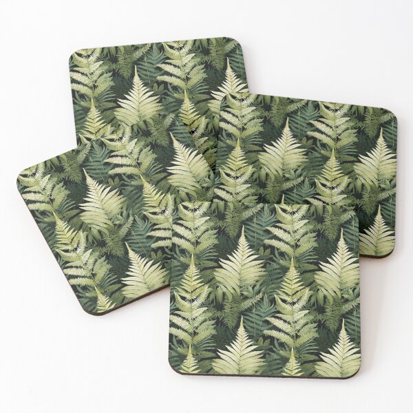 Item preview, Realistic Botanic Ferns and Leaves Patterns designed and sold by Mandie Kuo.