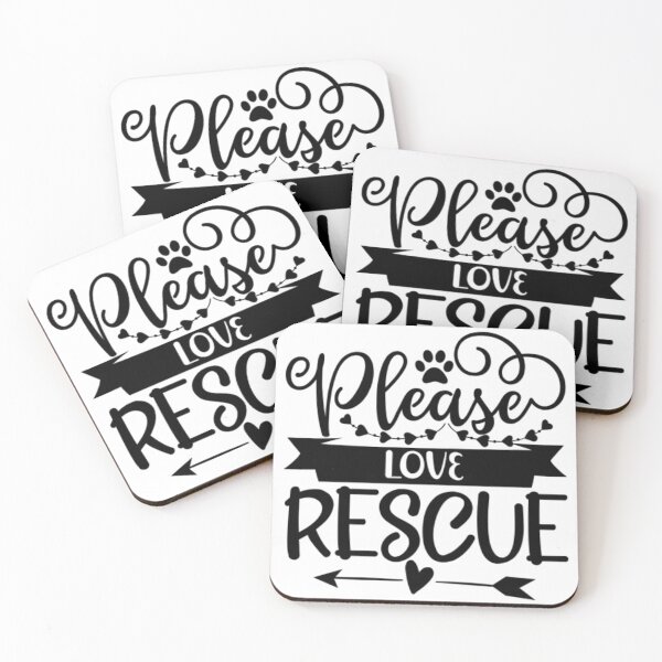 Item preview, Please Love Rescue - Pet Lover Design designed and sold by Mundo Tees.