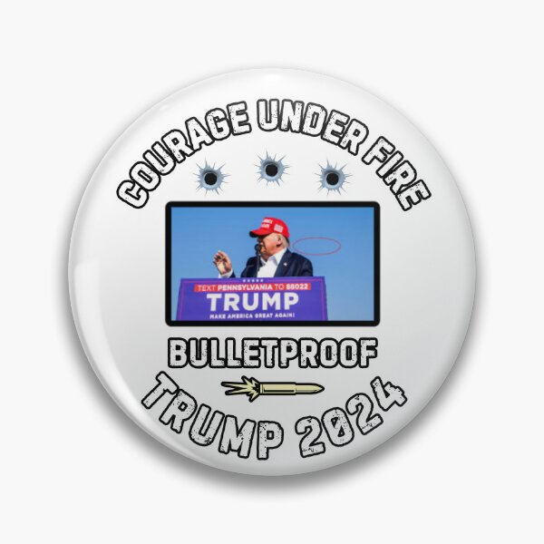 Item preview, Trump Courage Under Fire designed and sold by WoodburyLake.