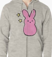 LiL Peep Bunny logo Zipped Hoodie