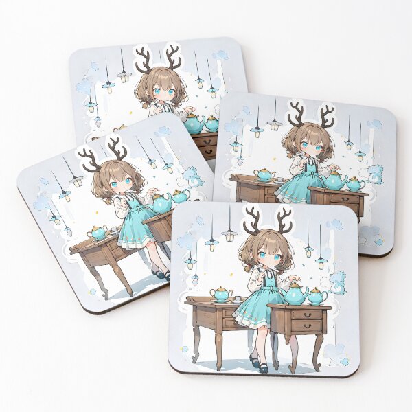 Item preview, Japanese deer girl 12 designed and sold by ArtistKaiMing.