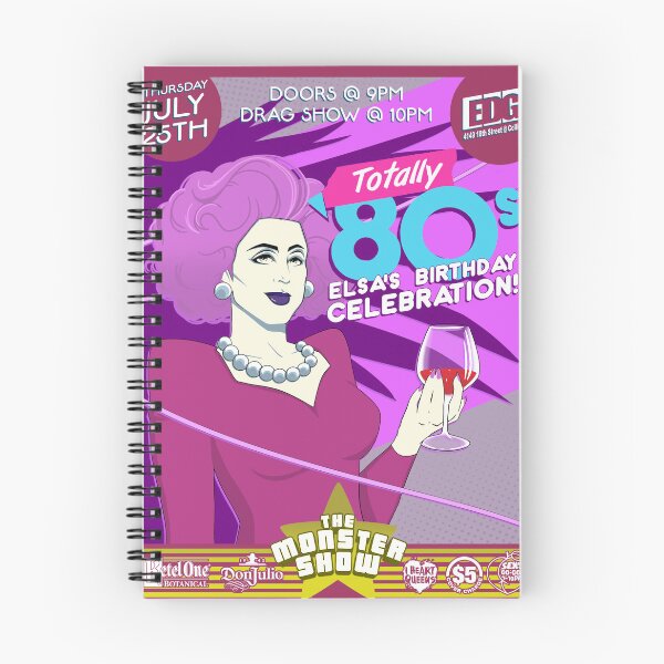 Item preview, Elsa Touche 80's Birthday Bash designed and sold by TheMonsterShow.