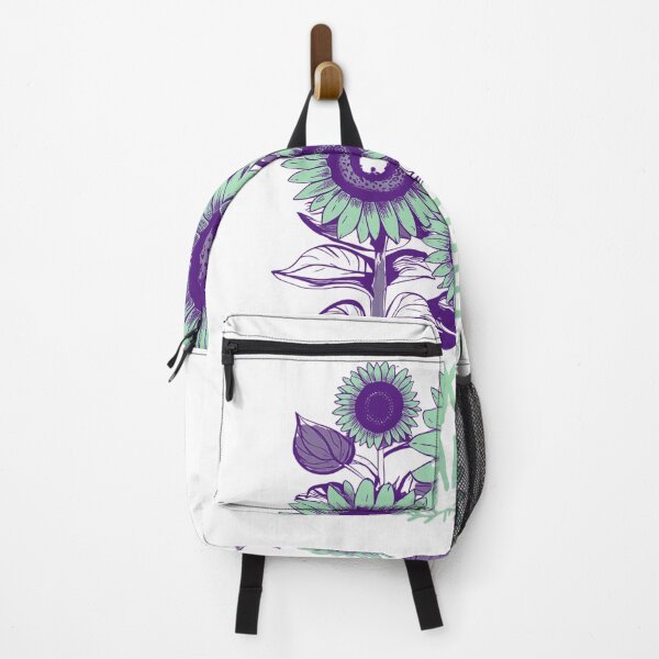 Item preview, Purple Petals of Support - Floral Emblem for Cancer Awareness designed and sold by ArchVibe.