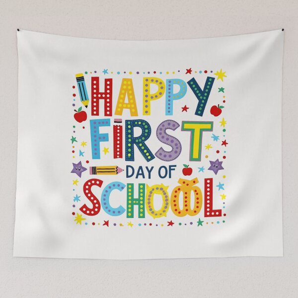 Item preview, happy first day of school designed and sold by GogoGrove.