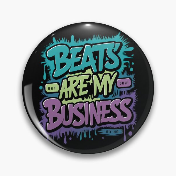 Item preview, Beats are my business Hip Hop Icons Tribute to Legendary Rappers Design designed and sold by RadDeck.